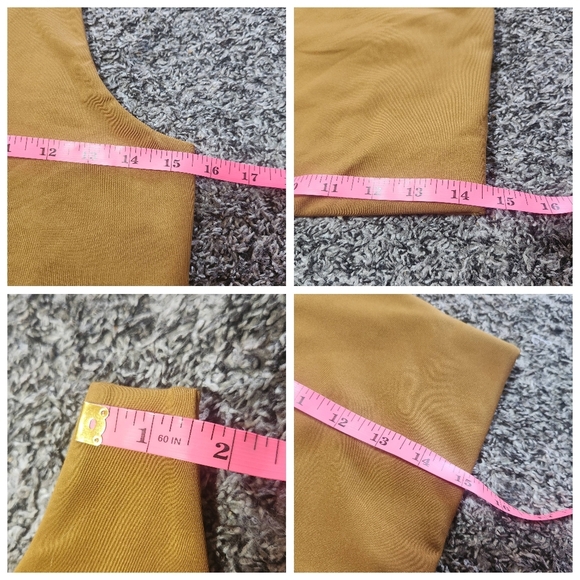 Girlfriend Collective Paloma Bra High Waist Legging Set Size Large In Saddle - Picture 14 of 16